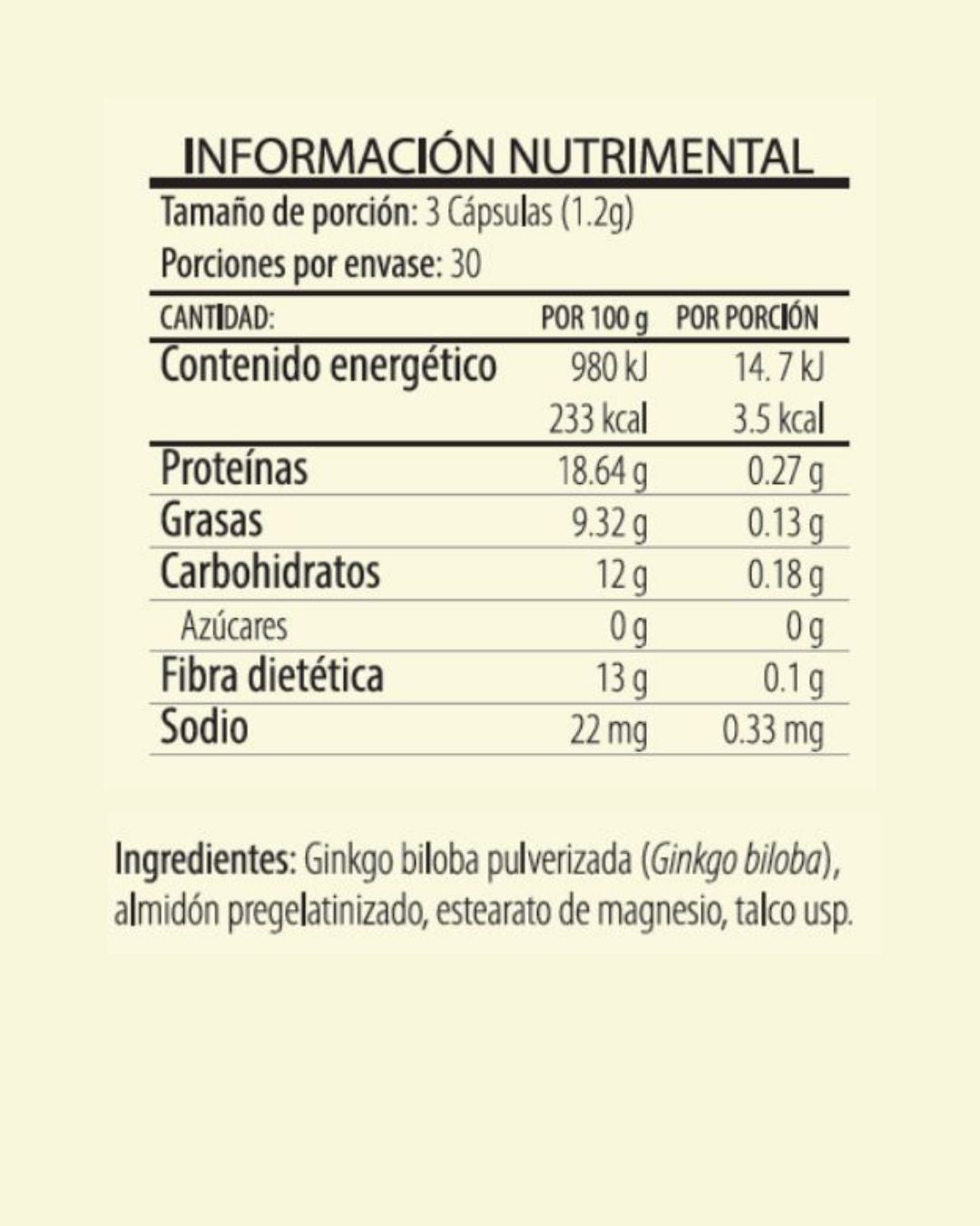 Ginkgo Biloba